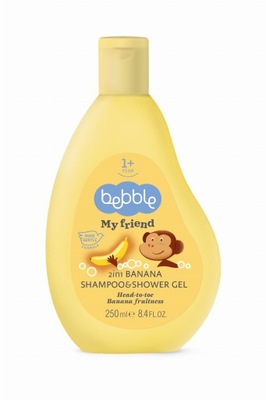 BEBBLE SZAMPON & ŻEL DO MYCIA CIAŁA 250 ML BANAN