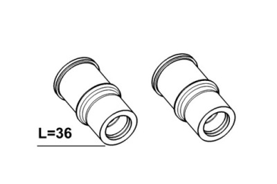 Ate набор ремонтный суппорт тормозной задняя l/p mercedes cls c219 e фото №1