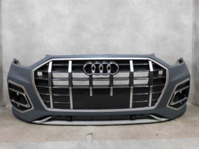 Audi q5 80a рестайлинг  бампер перед передний новый решётка радиатора решётки фото №1
