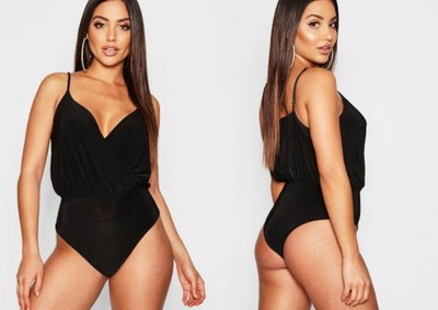 BOOHOO BODY Z KOPERTOWYM DEKOLTEM XS