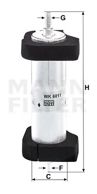 WK6011 FILTRO COMBUSTIBLES  