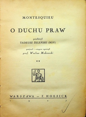 O duchu praw 1927 r.