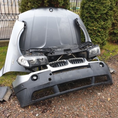 Капот bmw e83 x3 silbergrau металл ao8 фото №1