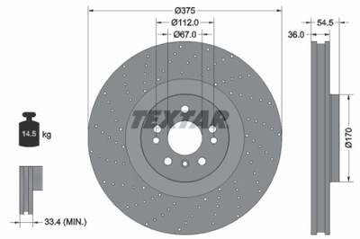 ДИСК HAM. DB P. X166/W166/C292 11-