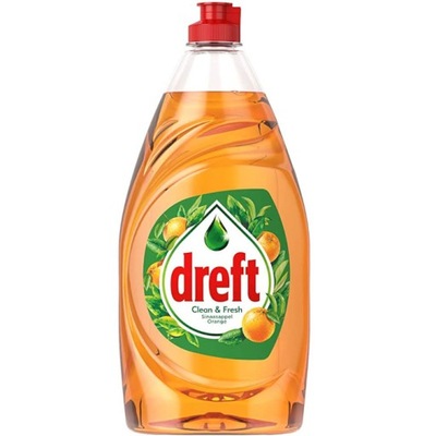 Płyn do mycia naczyń Dreft Clean & Fresh pomarańczowy 383 ml