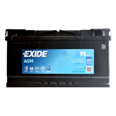 EXIDE EK950 Start-Stop AGM 12V 95Ah 850A