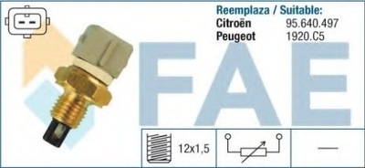 SENSOR TEMPERATURA AIRE CITROEN PEUGEOT  