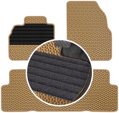 RENAULT SCENIC II 2003-2009 ALFOMBRILLAS GOMA PARA COCHE EVA  