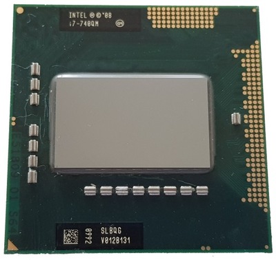 Procesor Intel Core i7-740QM 6M Cache 8x 1.73 GHz do 2.93GHz SLBQG FCPGA988