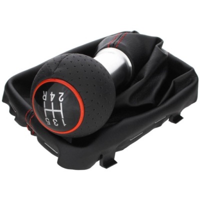 Audi a3 1996-2003 s-line ручка важіль перемикання передач + чохол фото №1