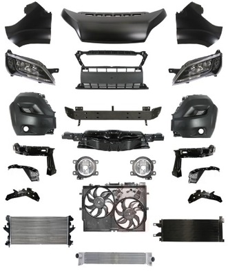 Ducato 14- перед капот бампер pas лампа крила фото №1