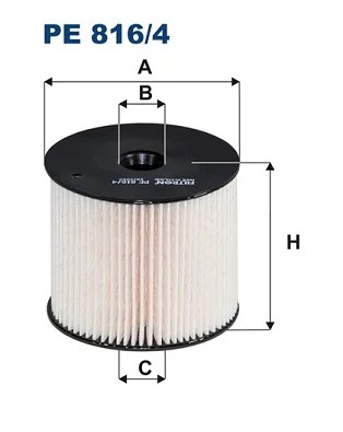 PE816/4 FILTRO COMBUSTIBLES  