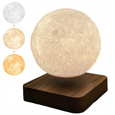 LAMPKA LAMPA NOCNA KSIĘŻYC ŚWIECĄCY 3D MOON LED LIGHT