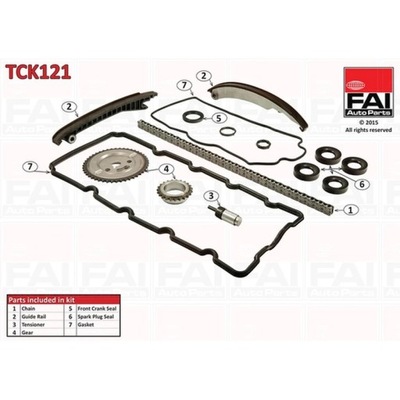 JUEGO CADENA DISTRIBUCIÓN FAI AUTOPARTS TCK121  