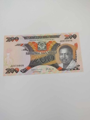 Tanzania - 200 Szylingów - UNC