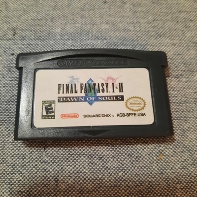 GBA Game Final Fantasy I-II Nintendo Game boy advance