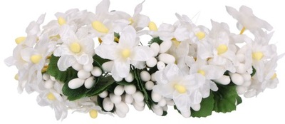 Kwiatki na druciku wiązanki sztuczne kwiaty 72szt