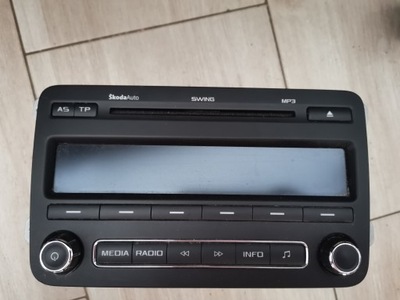Радио 5j0035161d skoda roomster фото №1