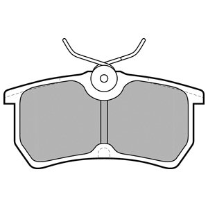 DELPHI КОЛОДКИ ТОРМОЗНЫЕ ЗАД LP1316 LP1316