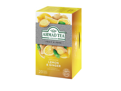 Herbata Ahmad Tea Cytryna i Imbir 20 torebek Alu