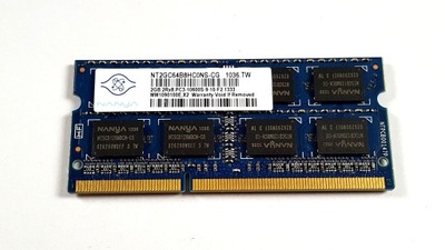 PAMIĘĆ RAM DDR3 NANYA 2GB 2Rx8 PC3 10600S