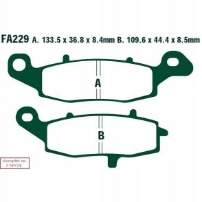 ZAPATAS DE FRENADO EBC FA229  