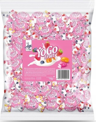 Cukierki jogurtowe nadziewane Yogo Fruit 1kg Argo