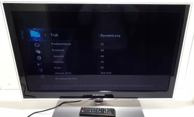 TELEWIZOR SAMSUNG 32" UE32C6500 +PILOT, PODSTAWKA