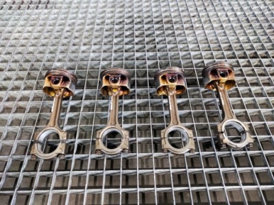 Поршень шатун 72l74 renault kadjar 1.2 tce h5f408 dacia nissan фото №1