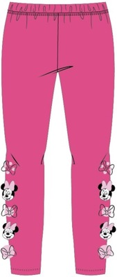 Legginsy dziewczęce MYSZKA MINNIE 128cm