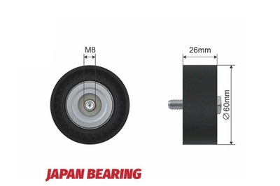 RNK-LR-009 NTY ROLLO TENSOR CORREA WIELOROWKOWEGO LAND ROVER FREELANDER 2  