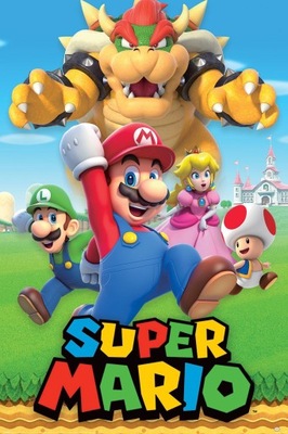 Plakat Super Mario Plakaty z gry 61x91,5 cm