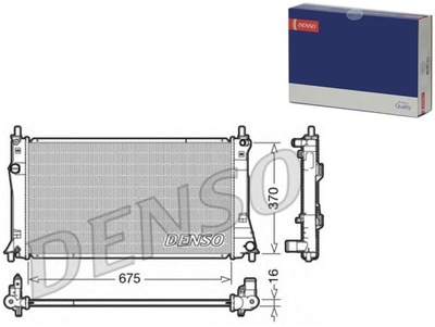 РАДИАТОР ДВИГАТЕЛЯ MAZDA 5 1.8/2.0 06.10- DENSO