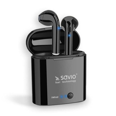 Słuchawki bezprzewodowe SAVIO TWS-02 (douszne;