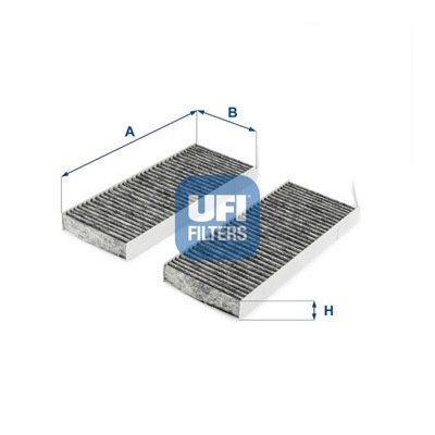 FILTR, VENTILACIÓN PRZESTRZENI PASAZERSKIEJ UFI 54.287.00  