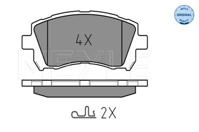 ZAPATAS DE FRENADO PARTE DELANTERA SUBARU IMPREZA 00- FORESTER LEGACY 98- Z SENSOR  