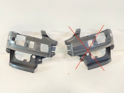 Направляющая бампера правый левый mercedes slk 171 r171 w171 2003-2008 фото №1