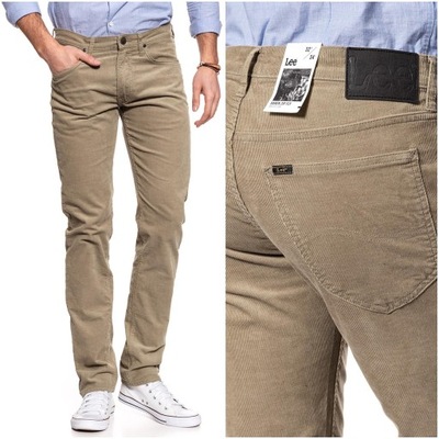 Męskie spodnie materiałowe Lee DAREN ZIP FLY W28 L32