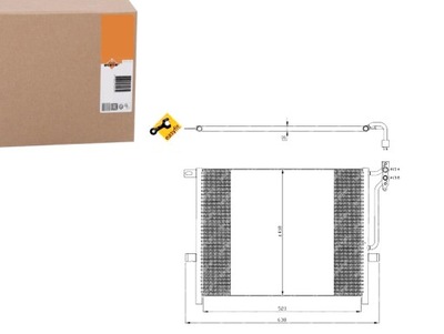 КОНДЕНСАТОР РАДИАТОР КОНДИЦИОНЕРА NRF 64536914033 6