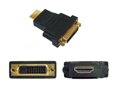 Adapter HDMI in (wtyk) - DVI D out (gniazdo) V53