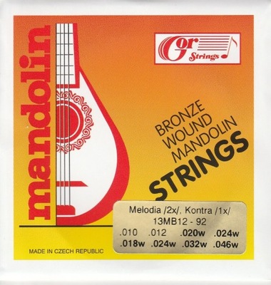 GorStrings 13MB12 struny do mandoliny 12str. 10-46