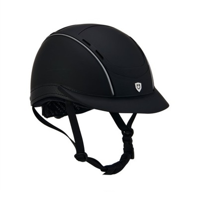 EQUESTRO kask jeździecki PHANTOM czarny 57-61 M/L