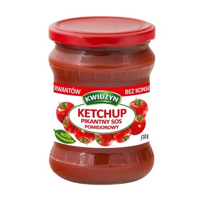 Ketchup pikantny sos do pizzy Kwidzyn 510g