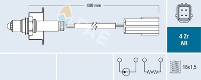 Sonda lambda - FAE 75643