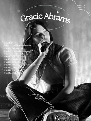 Gwiazda albumu z gorącą muzyką, piosenkarka Gracie Abrams Retro