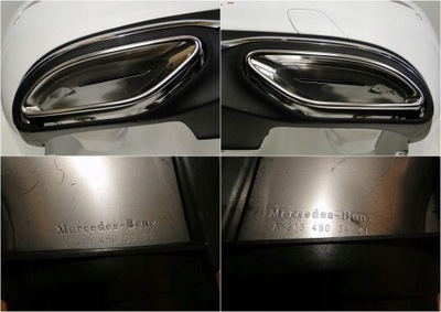 Mercedes e klasa w213 наконечник вихлоп правий ліва фото №1
