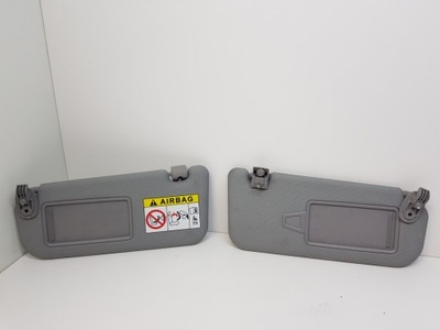 Kia rio iii козырёк защита солнцезащитная l/p фото №1