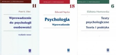 Psychologia Nęcka tw.+ Wprow. psychologii osobowości + Testy psychologiczne