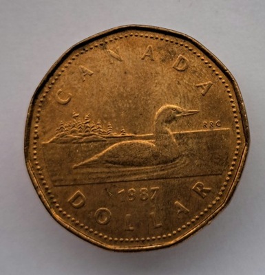 Kanada 1 dolar, 1987r. BCM