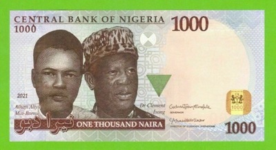 NIGERIA 1000 NAIRA 2021 P-36 UNC